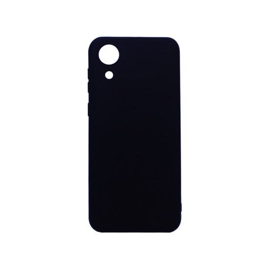 Capa de Silicone com Moldura de Câmera para Samsung Galaxy A04 Core Preto