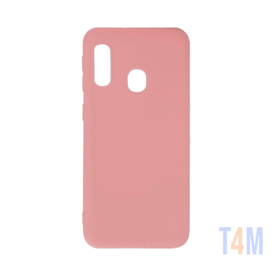 Capa de Silicone para Samsung Galaxy A20e Rosa