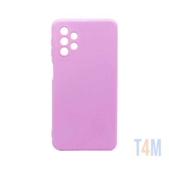 Funda de Silicona con Marco de Cámara para Samsung Galaxy A32 5g Rosa