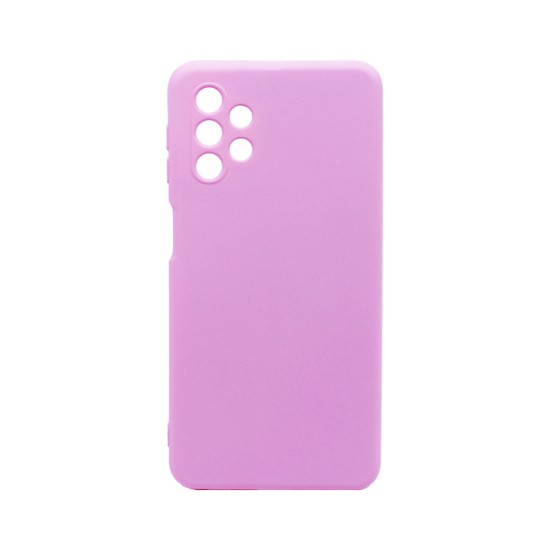 Capa de Silicone com Moldura de Câmera para Samsung Galaxy A32 5g Rosa