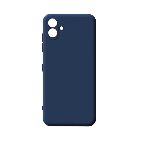 Capa de Silicone com Moldura de Câmera para Samsung Galaxy A04e Azul Escuro