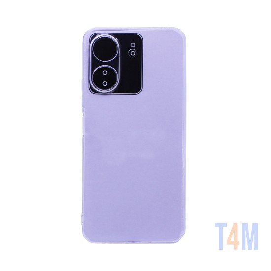 Funda de Silicona Suave con Marco de Cámara para Xiaomi Redmi 13C/Poco C65 Transparente