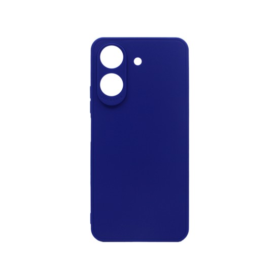 Capa de Silicone Macio moldura de câmera para Xiaomi Redmi 13C/Poco C65 Azul