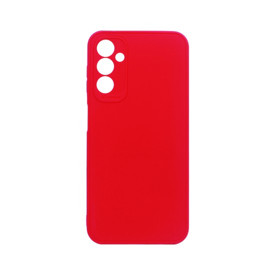 Capa de Silicone com Moldura de Câmera para Samsung Galaxy A14 Vermelho