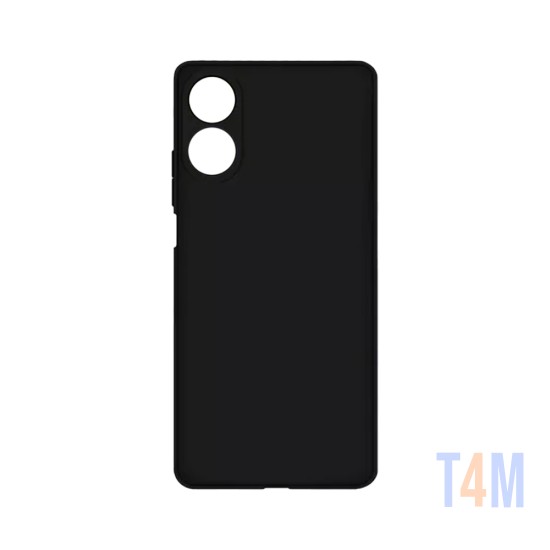 Funda de Silicona con Marco de Cámara para Oppo A38 4G/A18 Negro