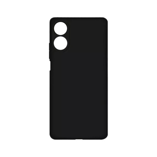 Capa de Silicone com Moldura de Câmera para Oppo A38 4G/A18 Preto