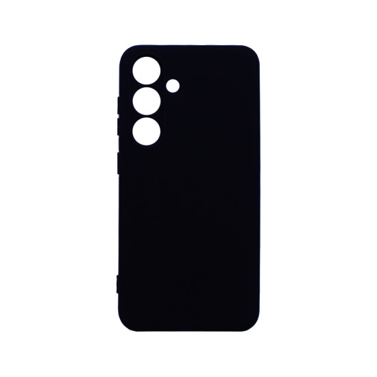 Capa de Silicone com Moldura de Câmera para Samsung Galaxy S24 Preto