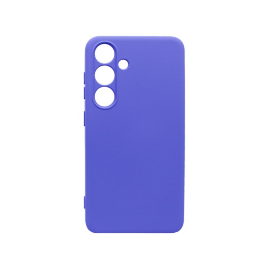 Capa de Silicone com Moldura de Câmera para Samsung Galaxy A35 5G Roxo