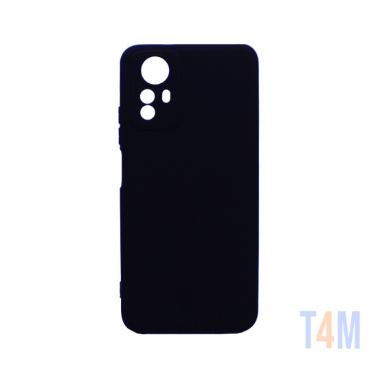 Funda de Silicona con Marco de Cámara para Xiaomi Redmi Note 12S Negro