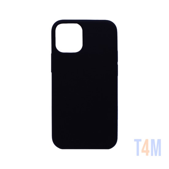 Capa de Silicone para Apple iPhone 12/12 Pro Preto