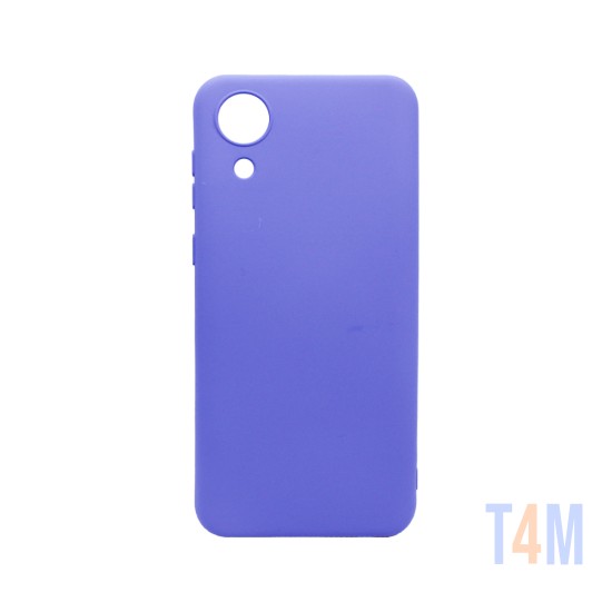 Capa de Silicone com Moldura de Câmera para Samsung Galaxy A04 Core Roxo