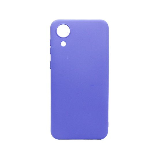 Capa de Silicone com Moldura de Câmera para Samsung Galaxy A04 Core Roxo