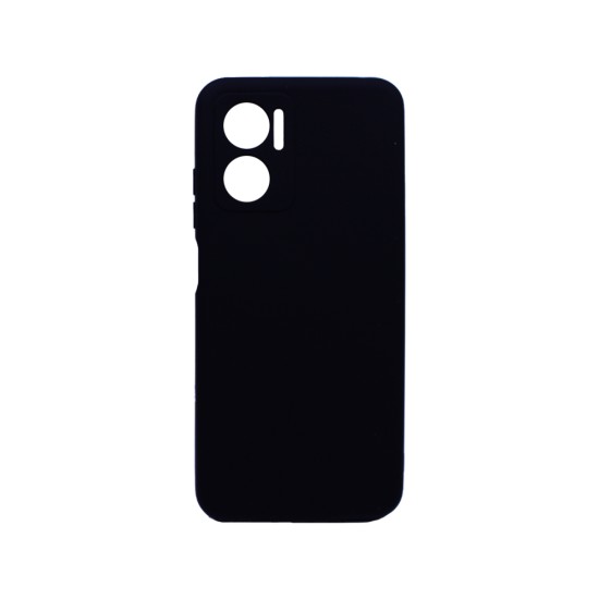 Capa de Silicone com Moldura de Câmera para Xiaomi Redmi Note 11E  Preto