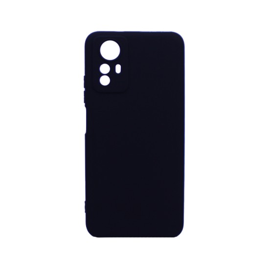 Capa de Silicone Macio com Moldura de Câmera para Xiaomi Redmi Note 12S Preto