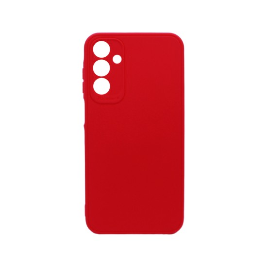 Capa de Silicone Macio com Moldura de Câmera para Samsung Galaxy A25 Vermelho