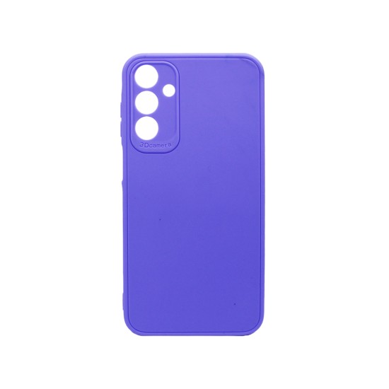 Capa de Silicone Macio com Moldura de Câmera para Samsung Galaxy A15 Roxo