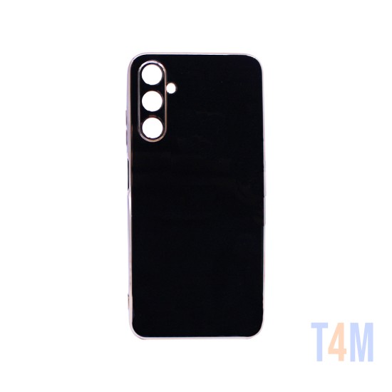 Funda de Silicona Diseño con Marco de Cámara para Samsung Galaxy A05S Negro