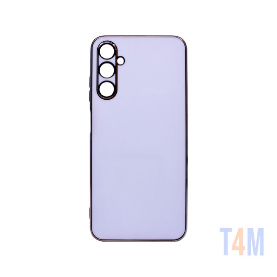 Capa de Silicone Designer com Moldura de Câmera para Samsung Galaxy A05S Branco