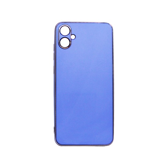 Capa de Silicone Designer com Moldura de Câmera para Samsung Galaxy A05 Azul