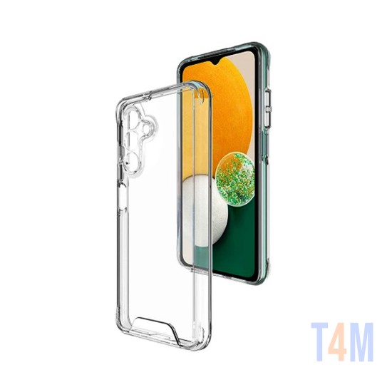 Capa de Silicone Dura com Moldura de Câmera para Samsung Galaxy A15 Transparente