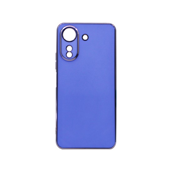 Capa de Silicone Designer com Moldura de Câmera para Xiaomi Redmi 13C/Poco C65 Azul