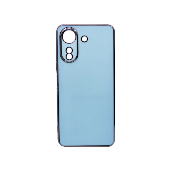 Capa de Silicone Designer com Moldura de Câmera para Xiaomi Redmi 13C/Poco C65 Verde