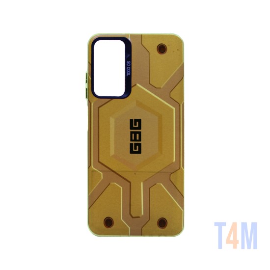 Capa Duro Designer para Samsung Galaxy A14 4G/5G Dourado