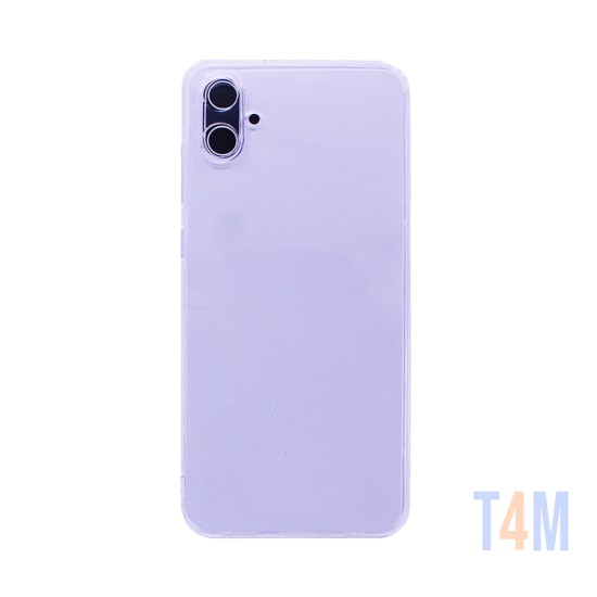 Capa de Silicone Macio com Moldura de Câmera para Samsung Galaxy A05 Transparente