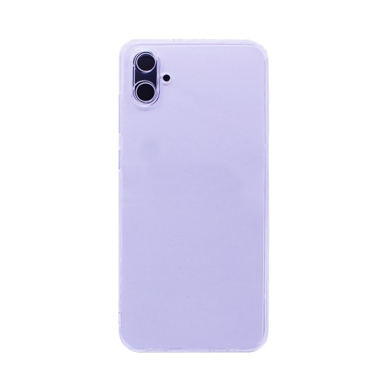 Capa de Silicone Macio com Moldura de Câmera para Samsung Galaxy A05 Transparente