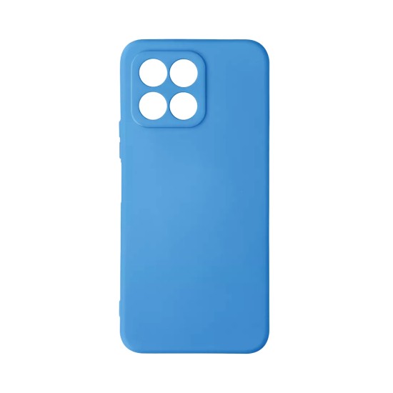 Capa de Silicone com Moldura de Câmera para Huawei Honor X8 5G Azul