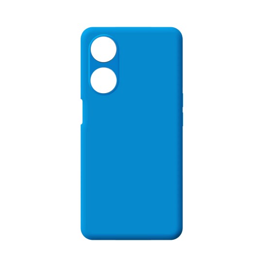 Capa de Silicone com Moldura de Câmera para Oppo A58 5G/A78 5G Azul