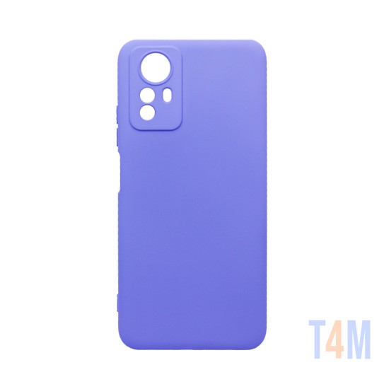 Capa de Silicone com Moldura de Câmera para Xiaomi Redmi Note 12S Roxo