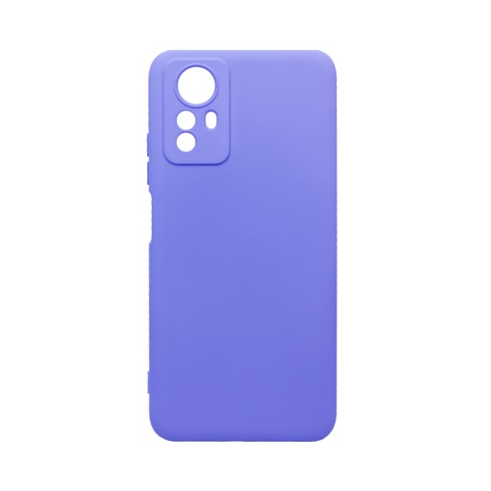 Capa de Silicone com Moldura de Câmera para Xiaomi Redmi Note 12S Roxo