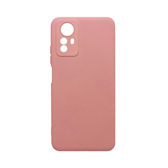 Capa de Silicone com Moldura de Câmera para Xiaomi Redmi Note 12S Rosa