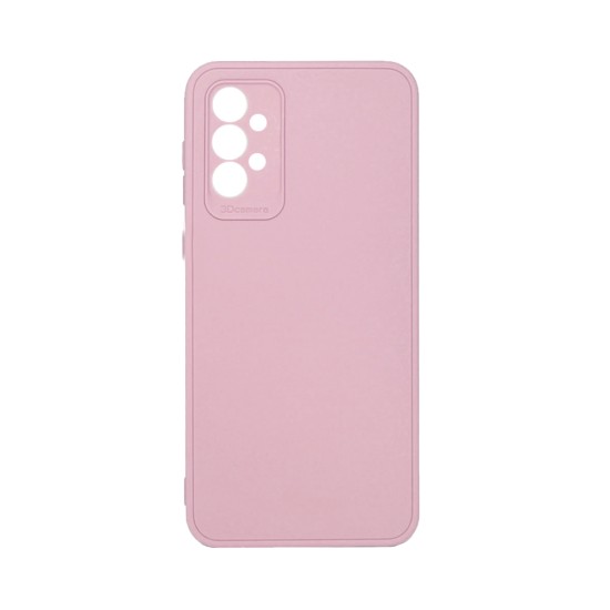 Capa de Silicone Macio com Moldura de Câmera para Samsung Galaxy A52 4G/A52 5G/A52S Rosa