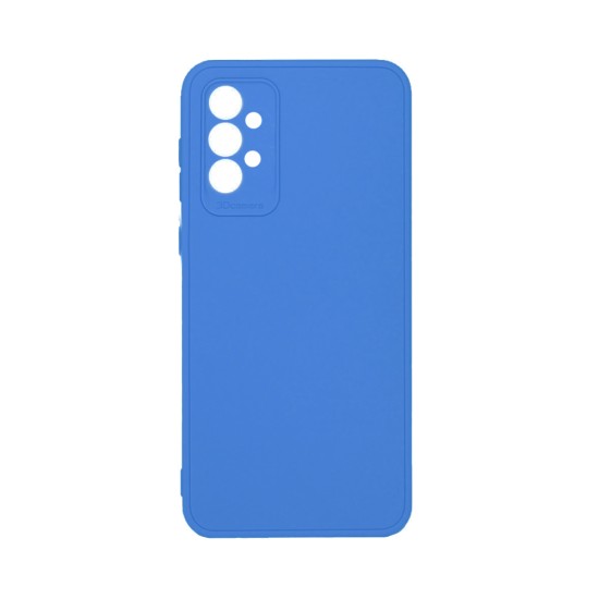 Capa de Silicone Macio com Moldura de Câmera para Samsung Galaxy A52 4G/A52 5G/A52S Azul