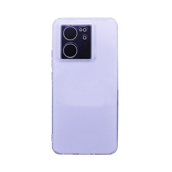 Capa de Silicone Macio com Moldura de Câmera para Xiaomi 13T/13T Pro/Redmi K60 Ultra Transparente