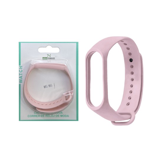 Silicone Bracelet for Smartwatch Xiaomi Mi Band M3/M4/M5/M6/M7 Pink