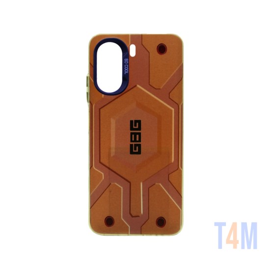 Funda Duro Diseño para Xiaomi Redmi 13C/Poco C65 Dorado