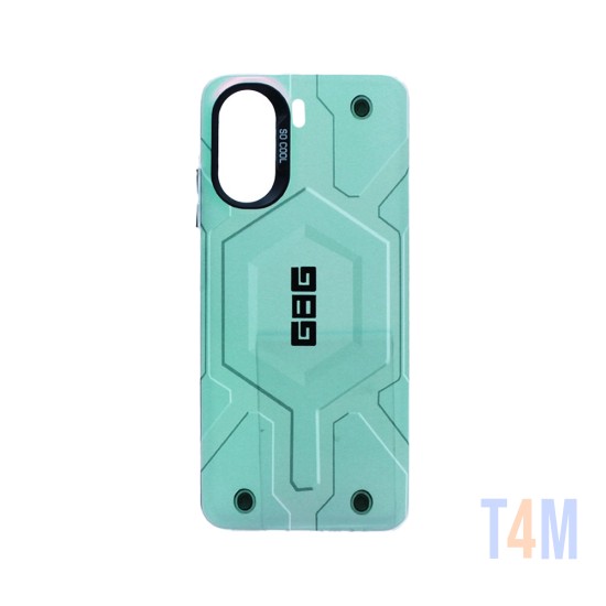 Funda Duro Diseño para Xiaomi Redmi 13C/Poco C65 Verde Mar