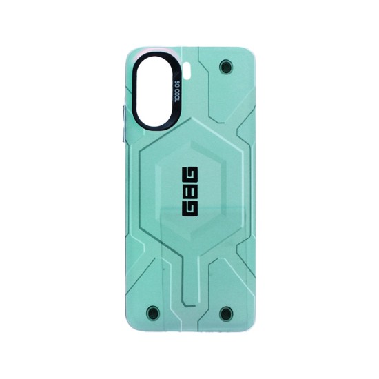 Capa Duro Designer para Xiaomi Redmi 13C/Poco C65 Verde Mar