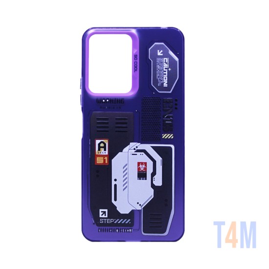 Capa Duro Designer para Xiaomi Redmi 13C/Poco C65 Roxo