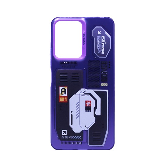 Capa Duro Designer para Xiaomi Redmi 13C/Poco C65 Roxo