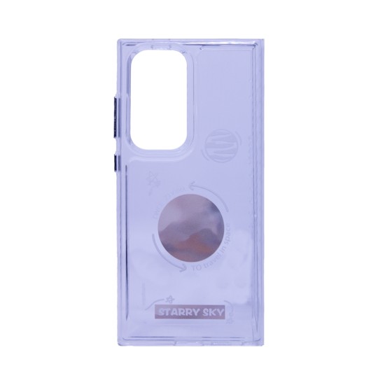 Capa Duro Designer para Samsung Galaxy S24 Ultra Transparente