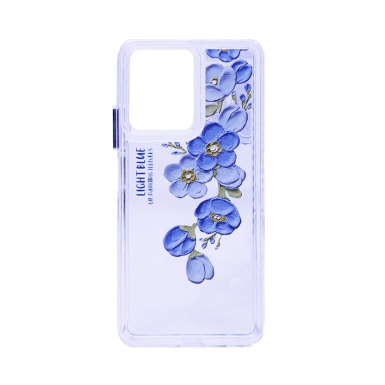 Capa Duro Designer para Xiaomi Redmi Note 12 4G/Note 12 5G/Poco X5 Azul claro