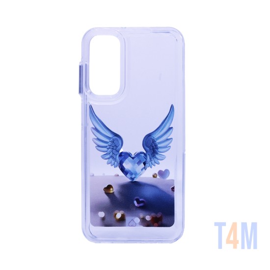 Capa Duro Designer para Samsung Galaxy A05S Azul