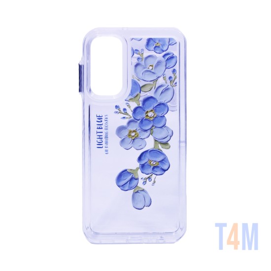 Funda Duro Diseño para Samsung Galaxy A15 4G/5G Azul claro