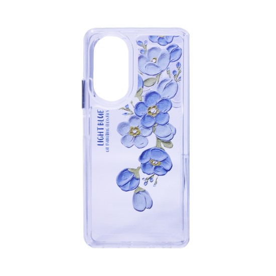 Capa Duro Designer para Oppo A38 4G Azul Claro