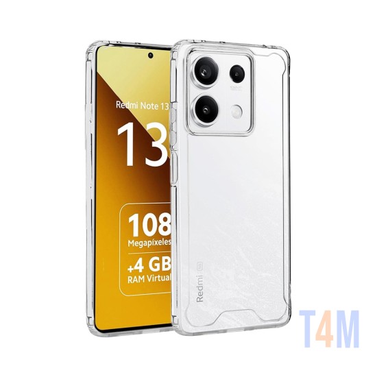 Funda de Silicona Dura para Xiaomi Redmi Note 13 4G Transparente