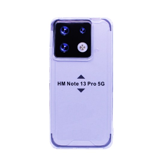 Capa de Silicone Dura para Xiaomi Redmi Note 13 Pro 5G/Poco X6 5G Transparente